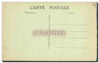 Préfailles (Loire-Inf.) — Os Rochos da Praia Maris-Stella — J. Nozaïs, Nantes — Verso