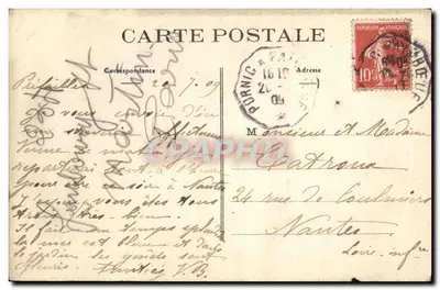 Préfailles (L.-Inf.) — Rocas de la Playa — Fototipia Vassellier, Nantes — Reverso