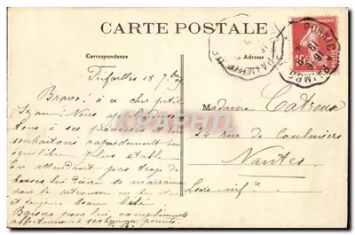 Préfailles (L.-Inf.) — Rochas da Praia — Fototipia Vassellier, Nantes — Verso