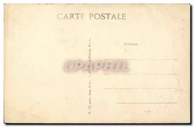 Pornic — Castelo de Pornic e a Torre Norte — F. Ch. gen. Imp. Imp. Édit. d'Orléans, n° 698 — Verso