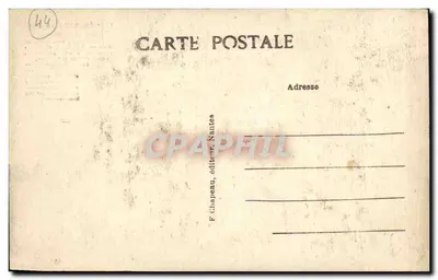 Guérande (Loire-Inf.) — Porta Saint-Michel — F. Chapeau, Nantes, n°85 — Verso