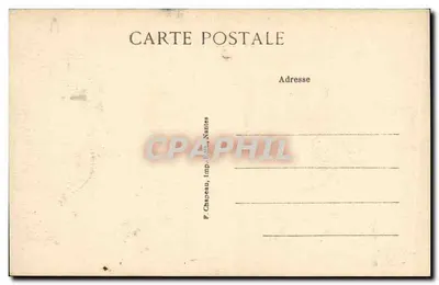 Guérande (Loire-Inf.) — Romenade, Fossés et Tour Jean V ou de la Gaudinais — F. Chapeau, Imp. Nantes — Rückseite