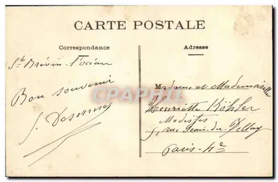 St-BRÉVIN-LES-PINS (L.-I.) — Aleja Zamku Guerche — wydawca Vilmardier, Nantes — Rewers
