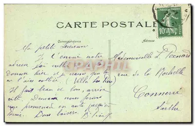 Saint-Brévin-l'Œcéan (Loire-Inf.) — Villa des Chênes — wydawca anonimowy, nr 165 — Rewers