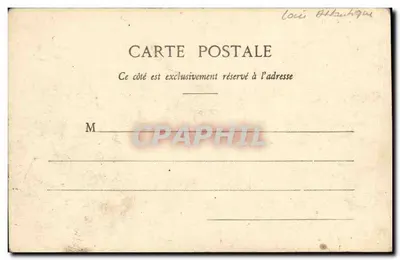 Piriac - Ponta do Castelli - O Sémaphore — Coleção A. Thuret, Nantes — Verso