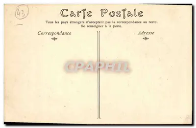 Le Puy — Vista geral tirada de Espaly — editor não identificado, n° de série 7 — Verso