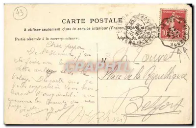 Le Puy-en-Velay — Vista Geral da Catedral — Martin (n° 527) — Verso