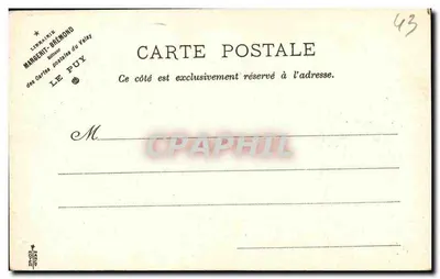 Le Puy - Portal romano no Jardim do Ferro — LE VELAY ILLUSTRÉ — Verso