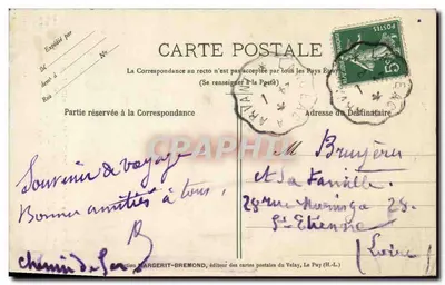 O Rocher Saint-Michel d'Aiguilhe — Aspect Oeste — Le Velay Illustré n°192 — Verso