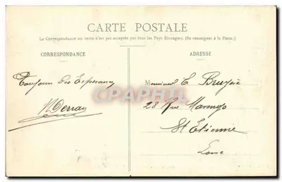 BOEN - O Lignon em Malinfêtre — Edição Coiffat, Boën — Verso