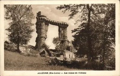 Allègre (Hte-Loire) — Ruínas do Castelo
