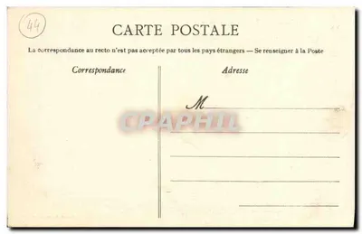 Ancenis — Vista geral sobre o Loire — Artaud-Nozals, Nantes — Verso