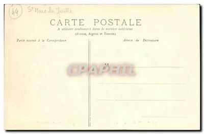 Saint-Mars — The Coast — Edition Nouvelles Galeries Réunies Saint-Nazaire — Back