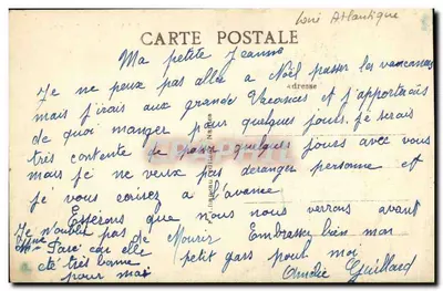 La Montagne (Loire-inf.) — La Chiesa — Carta postale n°2 — Verso