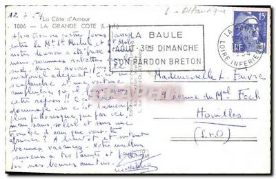 Brzeg Miłosierdzia — Duży Brzeg (Środkowo-Południowy) — Wydawnictwo Fotograficzne Inter-Wydawców, La Baule — Rewers