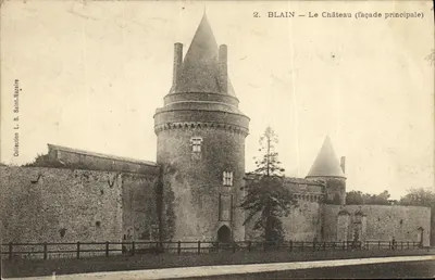 Blain — O Castelo (fachada principal) — Coleção L. B. Saint-Nazaire