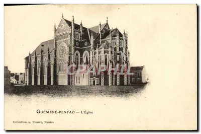 Guémené-Penfao — A Igreja — Coleção A. Thuret, Nantes