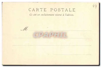 Guémené-Penfao — A Igreja — Coleção A. Thuret, Nantes — Verso