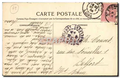 Saint-Étienne — The Bank of France — Cérus Rougier, n° 119 — Back
