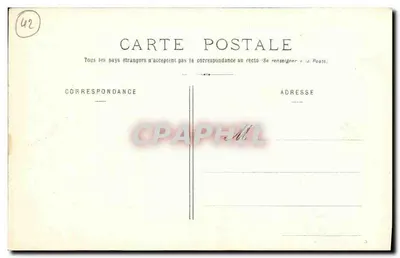Saint-Étienne — Ściana zapory Pas-de-Riot — wydanie Jphaneux-Moëlys — Rewers
