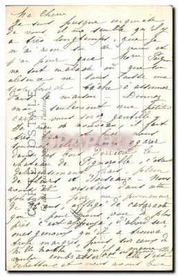 Widok pielgrzymki św. Józefa z Dębem i Społeczności Siostry św. Karola — Villedieu-le-Clou — Wyd. F. Pachiat, Chollet — Rewers