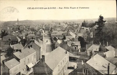 Chalonnes-sur-Loire - Rue Félix-Faure e Panorama — Edição Gigault