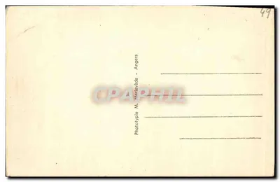 La Chapelle-Saint-Laud (M.-et-L.) — Kasteel van La Haute-Bouchetière — Achterkant