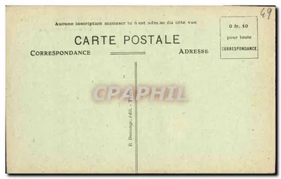 Angers (M.-et-L.) — Museu Saint-Jean, entrada principal tornada museu arqueológico em 1874 — Verso