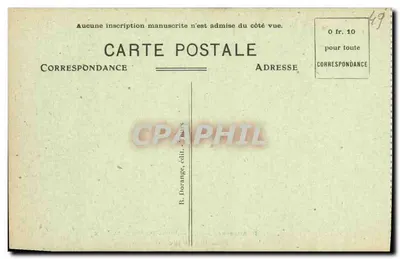 Angers (M.-et-L.) — Ogród Muzeum Świętego Jana, Studnia z XVII wieku i Gargulice — Rewers