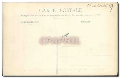 Château de la Houssaye à St-Laurent-du-Mottay — Environs d'Angers — L. V., pbot — Rewers