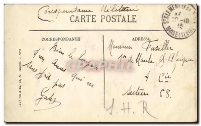 Angers — Ogólny widok Zamku — D.F. n°16 — Rewers