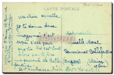 Angers - Instelling Bellefontaine - De Zaal van Feesten — Achterkant