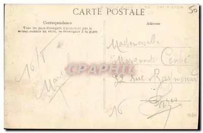 MONT-SAINT-MICHEL — Lado da Pleine Mer — Editor E.P.D. n°63 — Verso