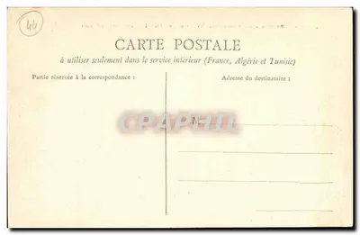 Nantes — La Piazza e la Colonna di Luigi XVI (a sinistra, l'Hotel del 111° Corpo d'Armata) — Collezione R. Guénault, fotografia-editore, Nantes — Verso