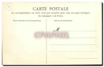 Nantes — Il patio del Museo Dubrée — editore L. RAPET — Verso