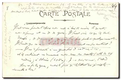NANTES — Escola Nacional Profissional Livet, lado norte — Coleção F. Chapeau Nantes — Verso