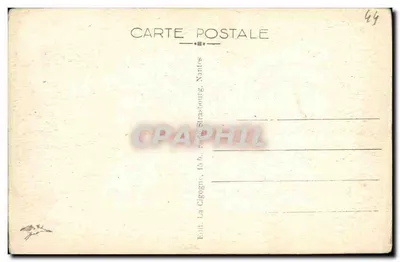 NANTES — Le Château — Les Trois Tours — éditeur NANTES — n° 484 — Verso
