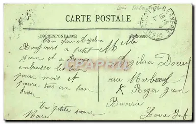 NANTES — A Torre do Castelo — LL — Verso