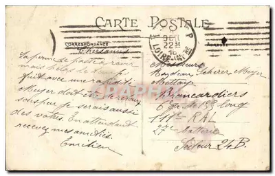 Nantes — A Porta São Pedro — Torre do século XV — Chapéu, Nantes - 9º milhar — Verso