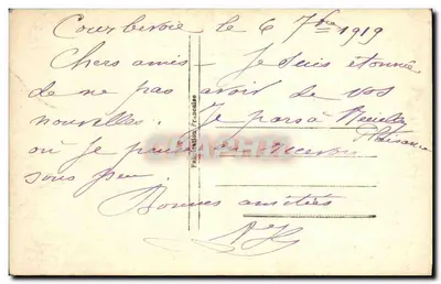Desfile da Vitória — 14 de Julho de 1919 — Sir Douglas Haig — REX 4 — Verso