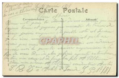 Coucy-le-Château (Aisne) — Ruinen — Visé Paris N° 968 — Rückseite