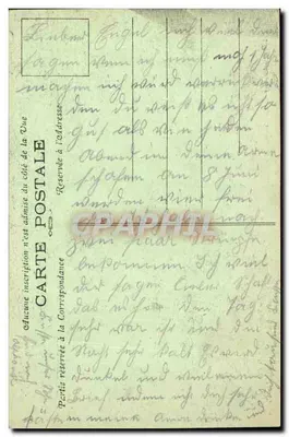 Camp militaire Guérin - Mourmelon-le-Grand — La Vie au Camp de Chalons — 10 heures du soir — L'Extinction des Feux — Verso