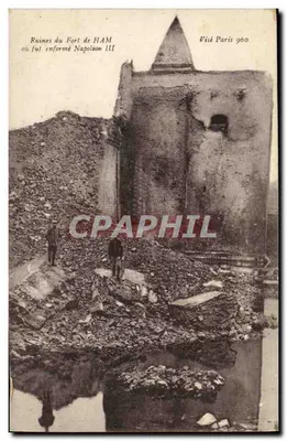 Ruínas do Forte de Ham — onde Napoleão III foi preso — Visé Paris 960