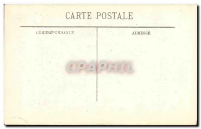 O Crime de Reims — Entrada da Maison Nouvion-Jacquet, casa de tecidos bombardeada e incendiada — G. Laverjune, Reims — Verso