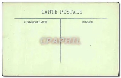 Destruição na Rue Cotta em Reims — Guerra Europeia 1914-1915 — Editor M. Luvergne, Reims, n°60 — Verso