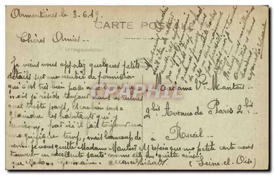 Armentières — Cruzeiro de Lille — Lille Circus — Editor La Chanoine, n° 2331 — Verso