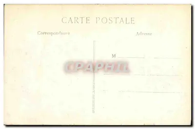 Châtillon (Marne) — Casa queimada pelos alemães — L. C. H. Paris, n° 207 — Verso