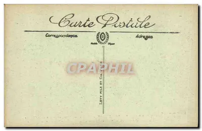 As Ruínas da Grande Guerra — Belleau — Panorama, vista para o Castelo — LL. — Vues Paris n° 642 — Verso