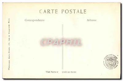 Arras — A praça da Estação, vista tirada da rua Chanzy — L.C.H. Paris, n°373 — Verso