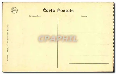Ruínas de Ieper — 1914-18 — Edição Neels, Bruxelas — Verso